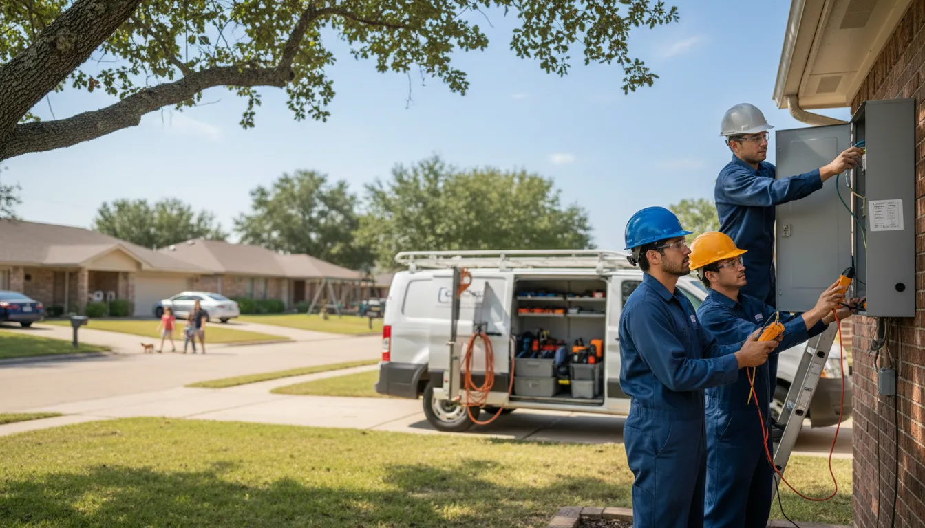 Certified electrician providing emergency electrical services in Belleview, FL